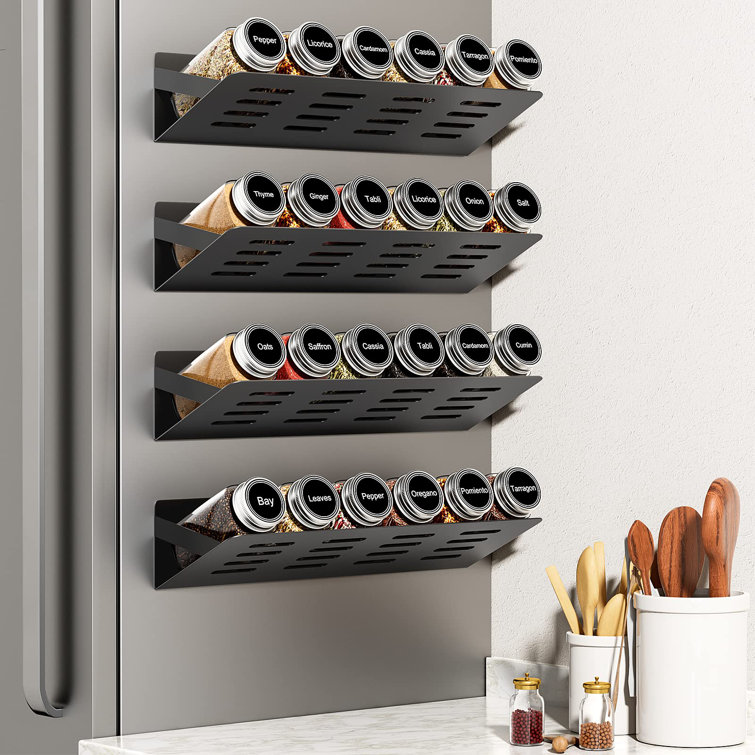 Prep Savour Deluxe Magnetic Spice Rack For Refrigerators 4